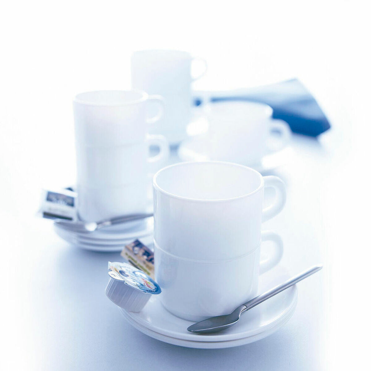 Cup Luminarc Apilable Stackable White Glass 6 Units 280 ml (Pack 6x)