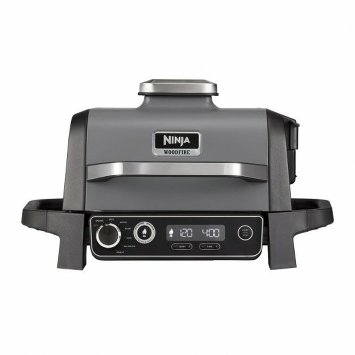 No-Oil Fryer NINJA Woodfire Outdoor Grill Black 2400 W