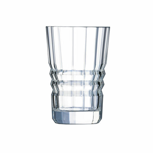 Set of glasses Arcoroc Old Square 6 Units Transparent Glass (36 cl)