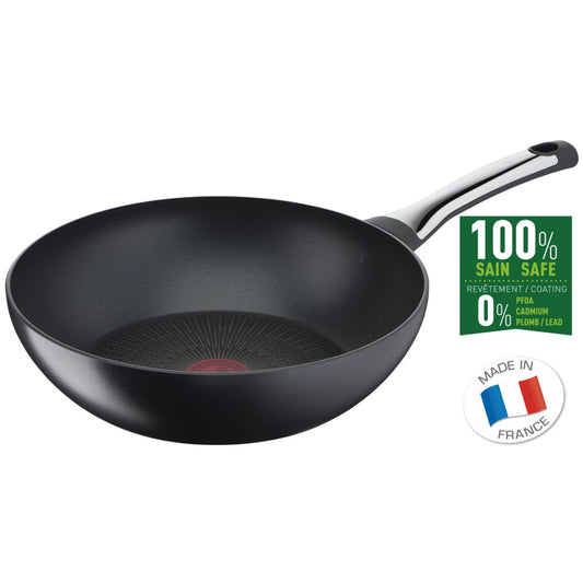 Wok Pan Tefal Black Titanium Steel Ø28 cm (Refurbished C)