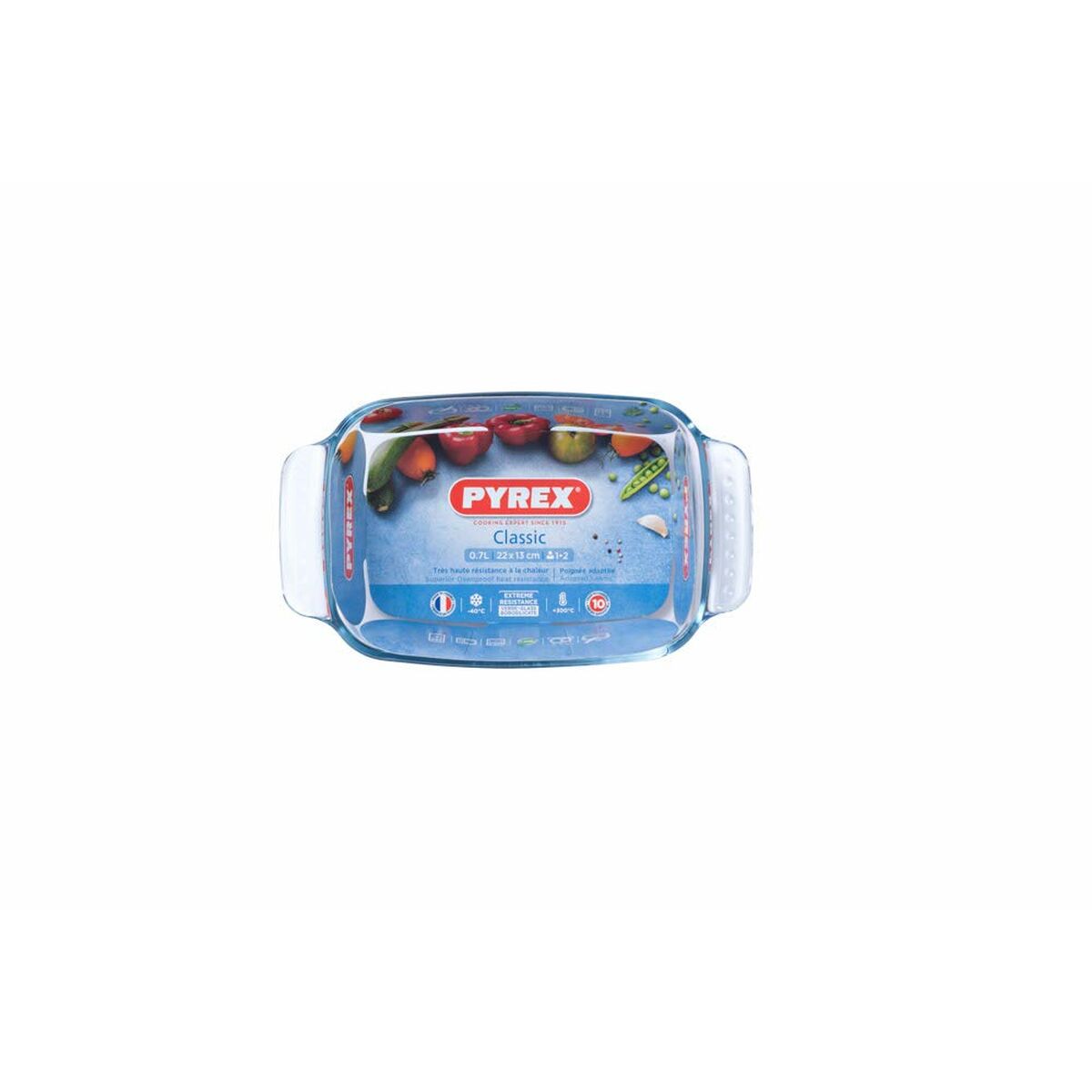 Oven Dish Pyrex Transparent Glass (22 x 13 x 5 cm)