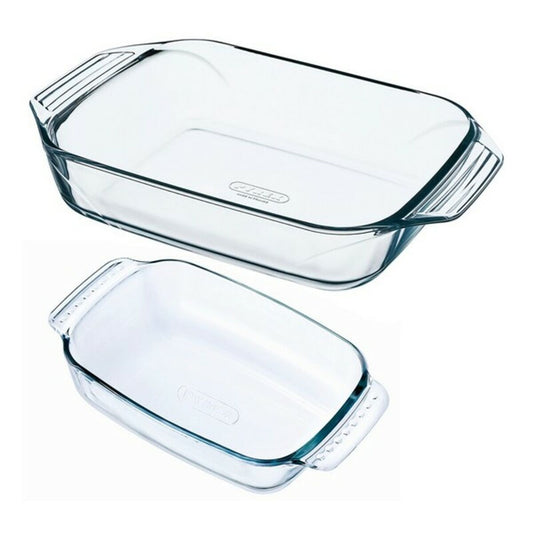 Set of Oven Dishes Pyrex Classic Borosilicate glass (2 pcs)