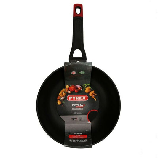 Wok Pan Pyrex Optima+ Aluminium (28 cm)