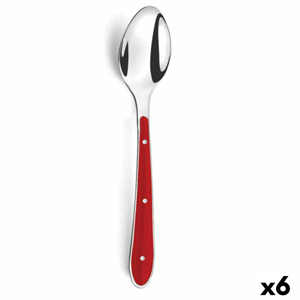 Dessert spoon Amefa Bistro Metal Bicoloured (13,4 cm) (Pack 6x)