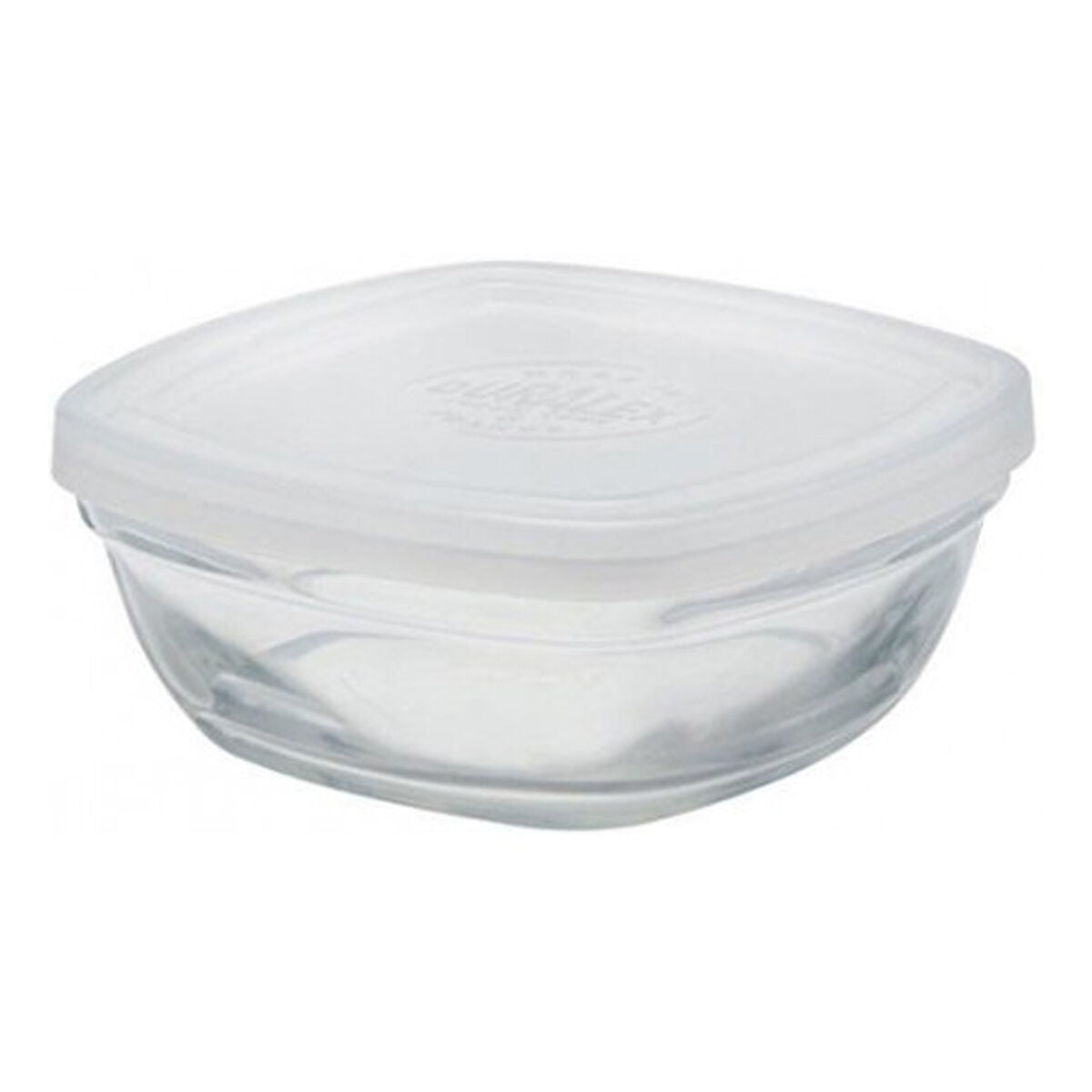 Lunch box Freshbox Transparent Squared With lid (9 cm) (9 cm)