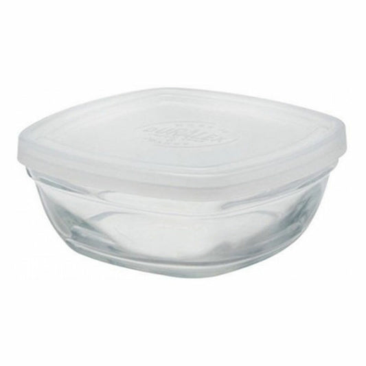 Square Lunch Box with Lid Duralex FreshBox Transparent 150 ml (12 Units)