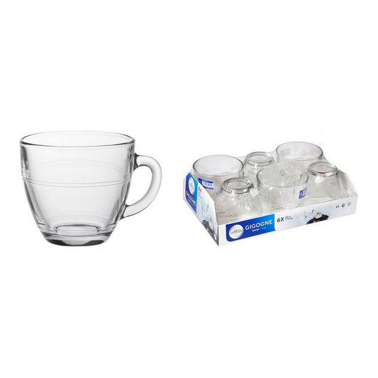 Piece Coffee Cup Set Duralex Gigogne (220 ml) (6 uds)