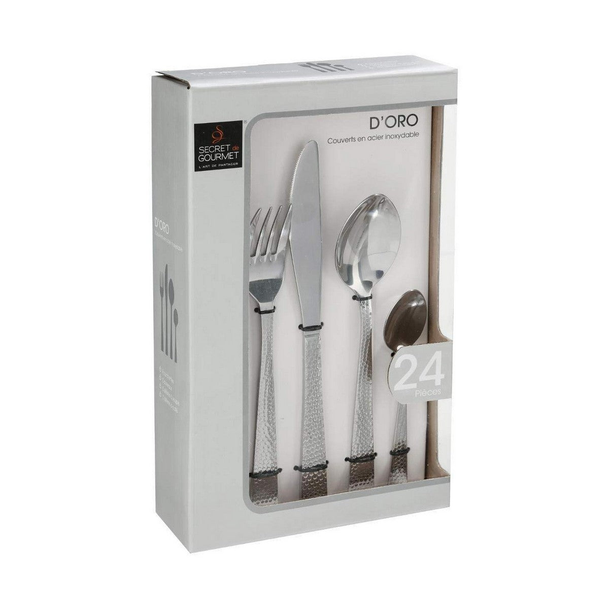 Cutlery Secret de Gourmet D'ORO INOX 24 Pieces