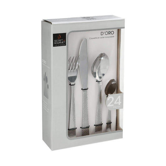 Cutlery Secret de Gourmet D'ORO INOX 24 Pieces