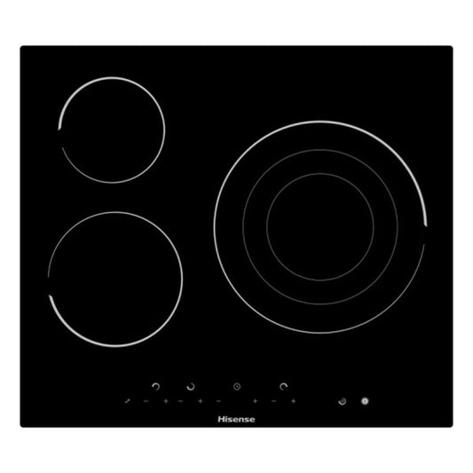 Glass-Ceramic Hob Hisense E6322C 60 cm 5700 W Black (Refurbished C)