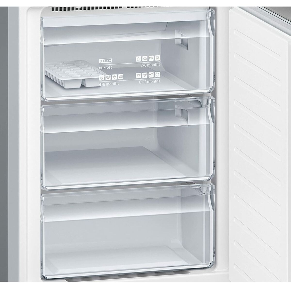 Combined Refrigerator Siemens AG KG36NXIEA 186 Stainless steel (60 x 66 x 186 cm)