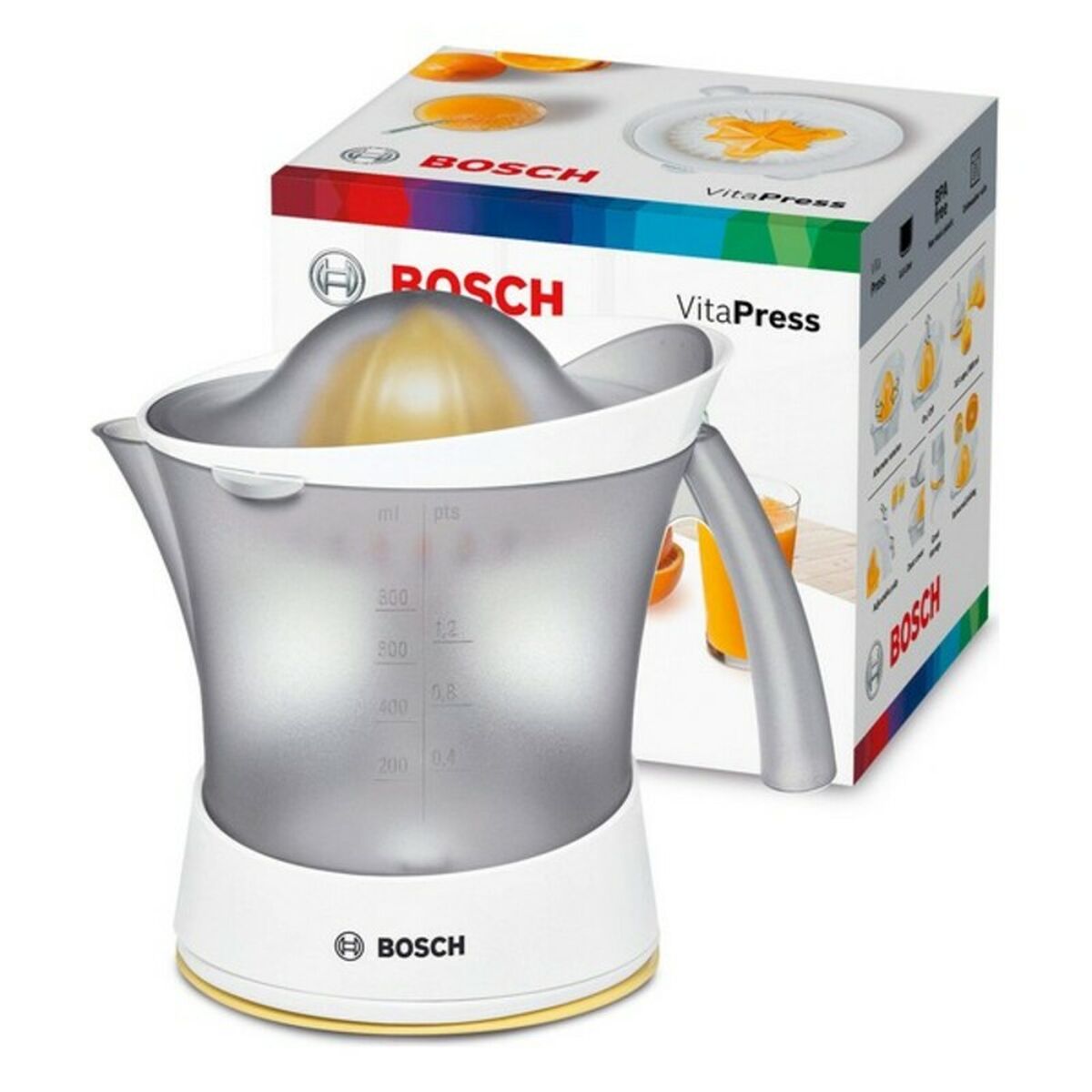 Electric Juicer BOSCH MCP3500N White 800 ml