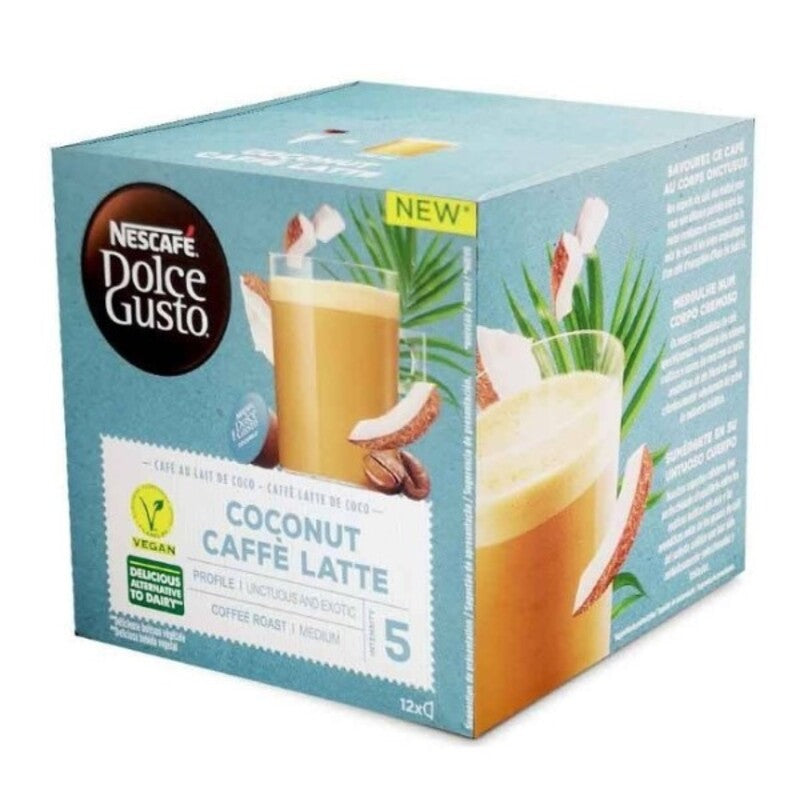 Coffee Capsules Dolce Gusto White coffee Coconut (12 uds)