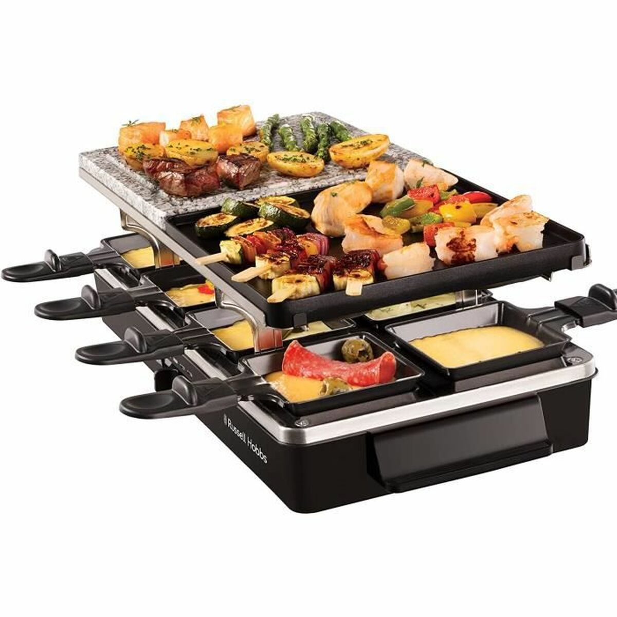 Griddle Plate Russell Hobbs Raclette Black (Refurbished B)