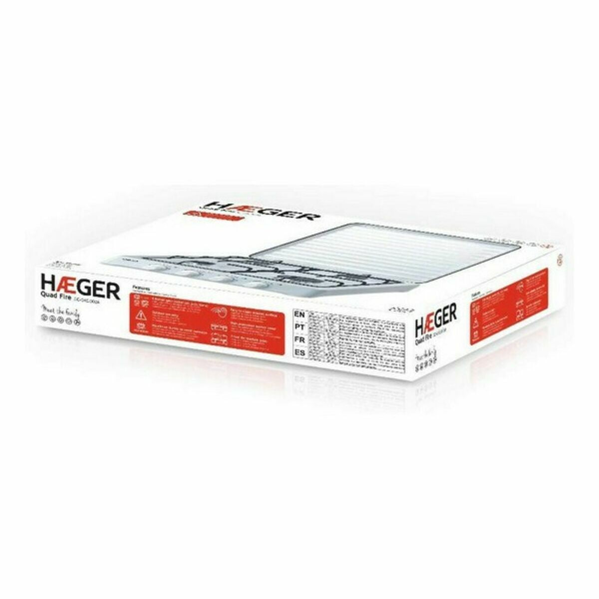 Gas Hob Haeger GC-04E.002A 4 Stoves 60 cm