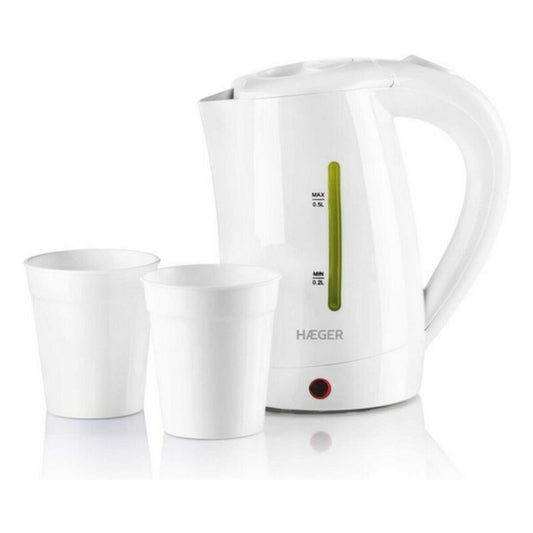 Kettle Haeger 5608475009006 0,5 L 1100W White 500 ml 1100 W