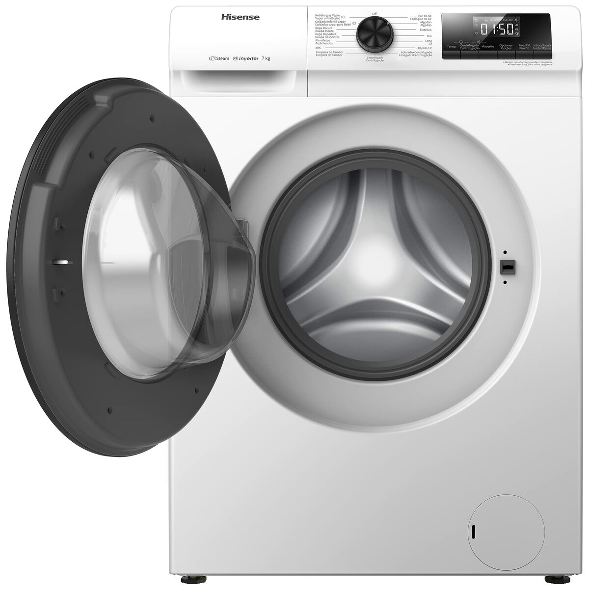 Washing machine Hisense White 7 kg 59,5 cm 1200 rpm