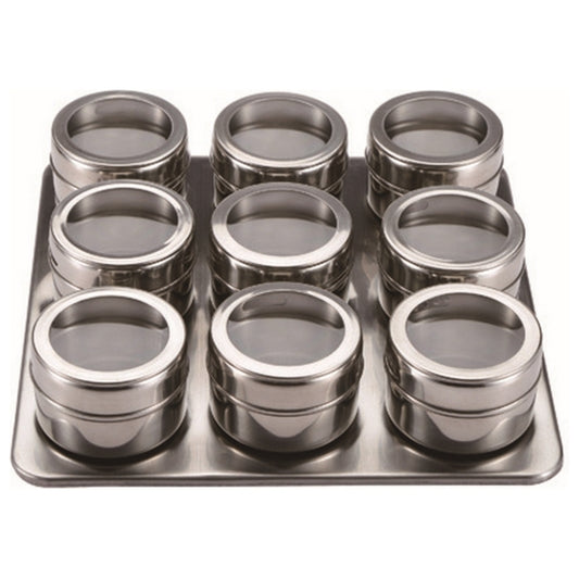 Set of Magnetic Spice Racks Masterpro Q2475 50 g (10 Units) 23 x 23 x 5 cm (10 pcs)