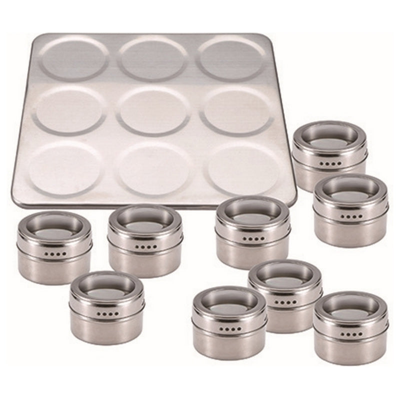 Set of Magnetic Spice Racks Masterpro Q2475 50 g (10 Units) 23 x 23 x 5 cm (10 pcs)