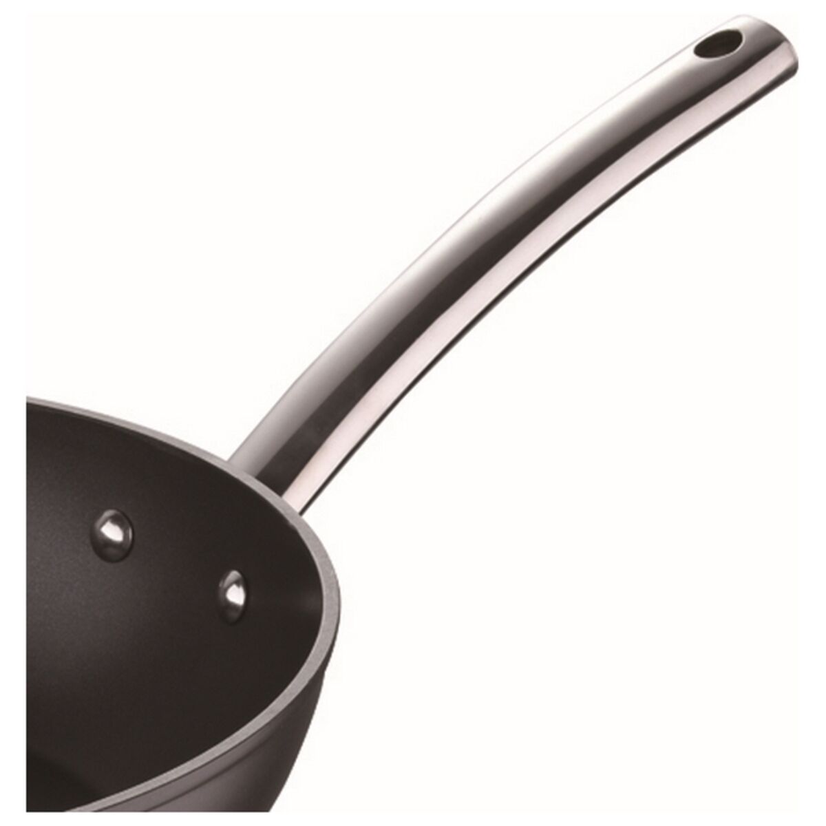 Wok Pan Masterpro Black Aluminium Toughened aluminium (Ø 28 cm)