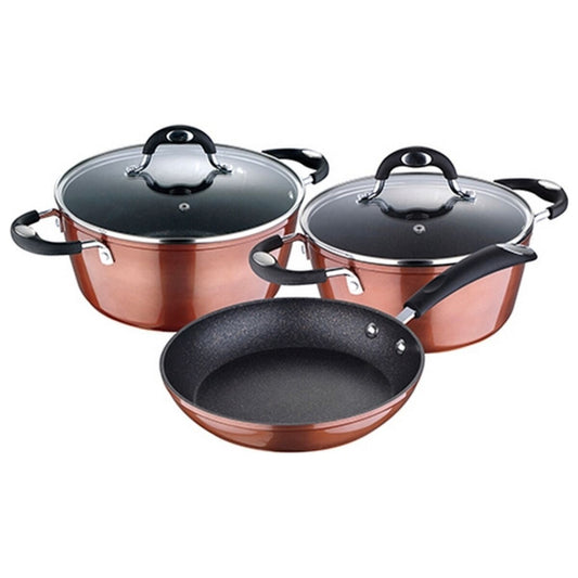 Cookware Bergner Pandora Copper Stainless steel Aluminium Toughened aluminium (5 pcs)