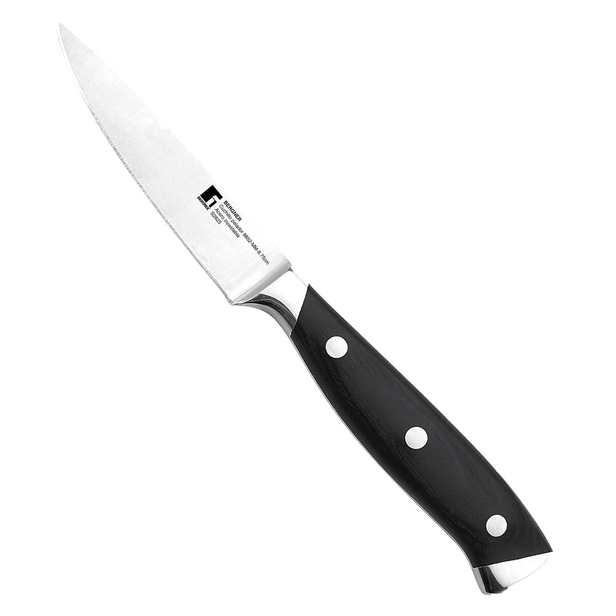 Peeler Knife Masterpro BGMP-4307 Black Stainless steel Stainless steel /Wood 8,75 cm