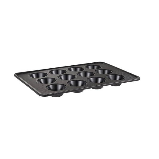 Baking Mould Masterpro Muffin CARLO CRACCO Black