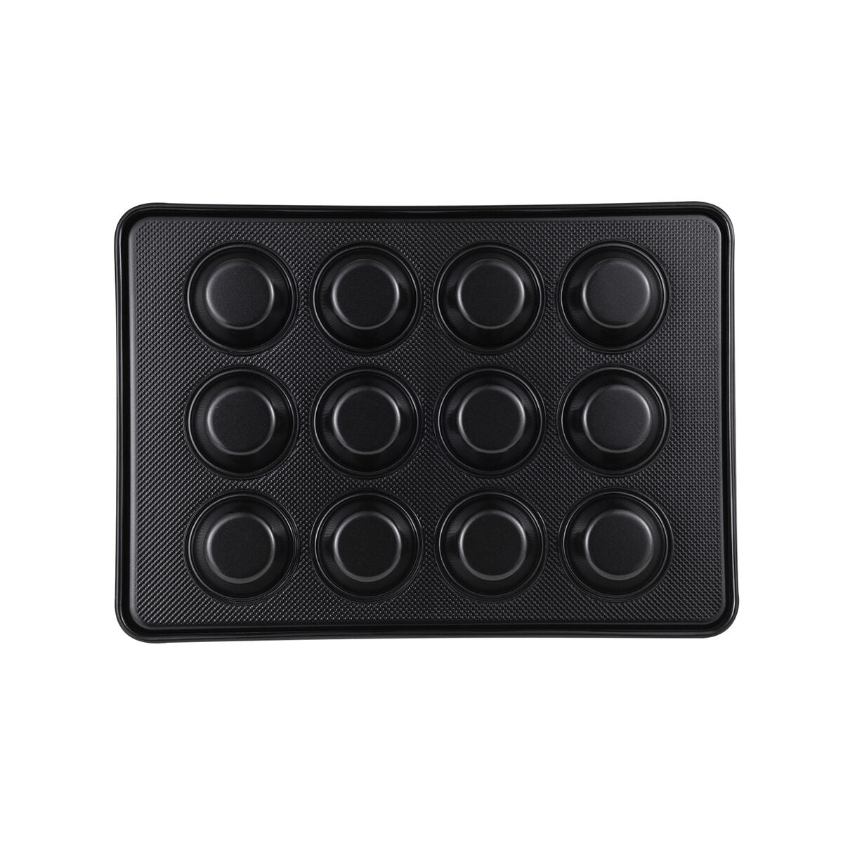 Baking Mould Masterpro Muffin CARLO CRACCO Black