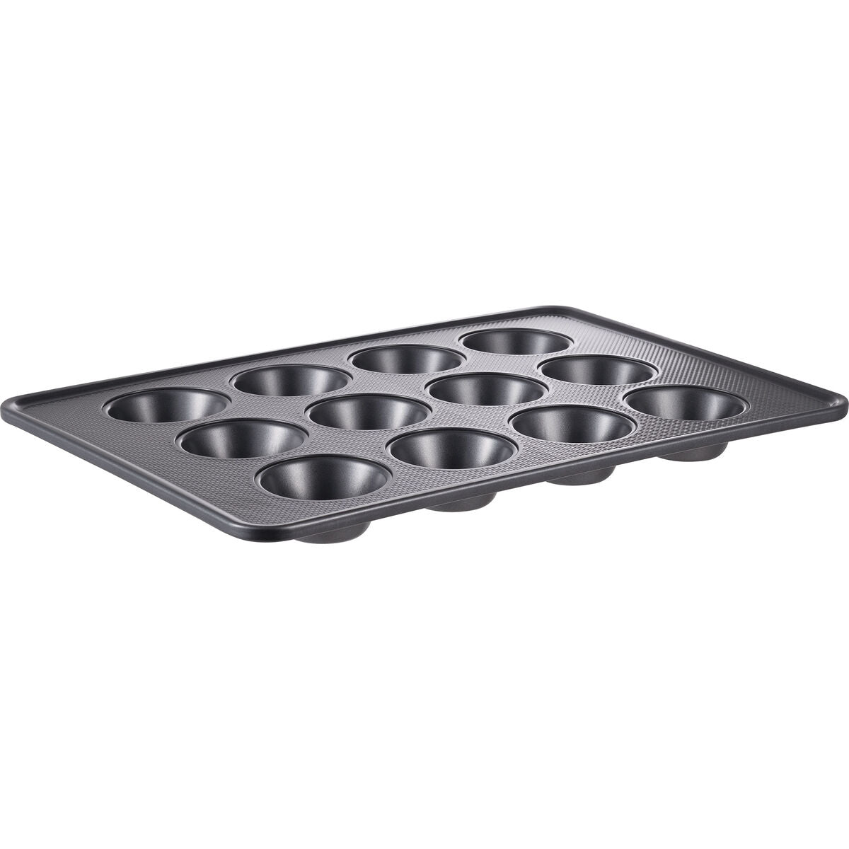 Rectangular Mould Muffins SwissHome SWISSBAKE SH Grey Carbon steel 42,3 x 29, 8 x 4,1 cm