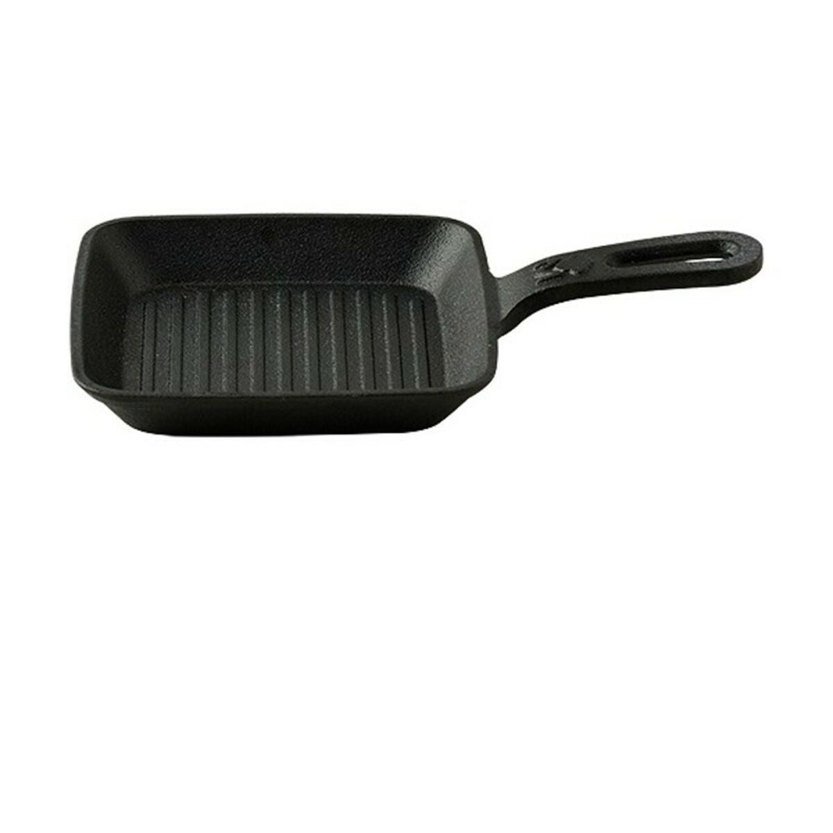 Grill pan Masterpro Black Cast Iron (13,7 x 22,2 x 2,2 cm)