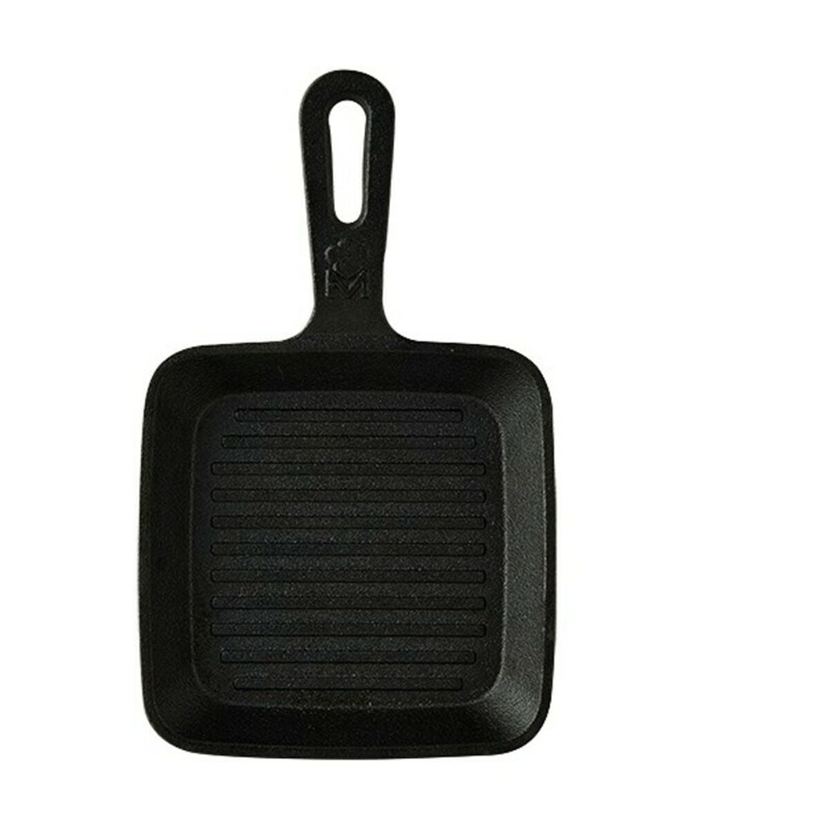 Grill pan Masterpro Black Cast Iron (13,7 x 22,2 x 2,2 cm)