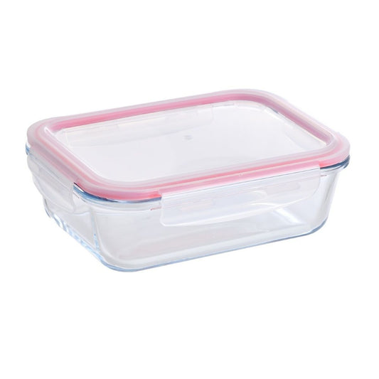 Hermetic Lunch Box Bergner Q4049 Red Rectangular 1,5 L