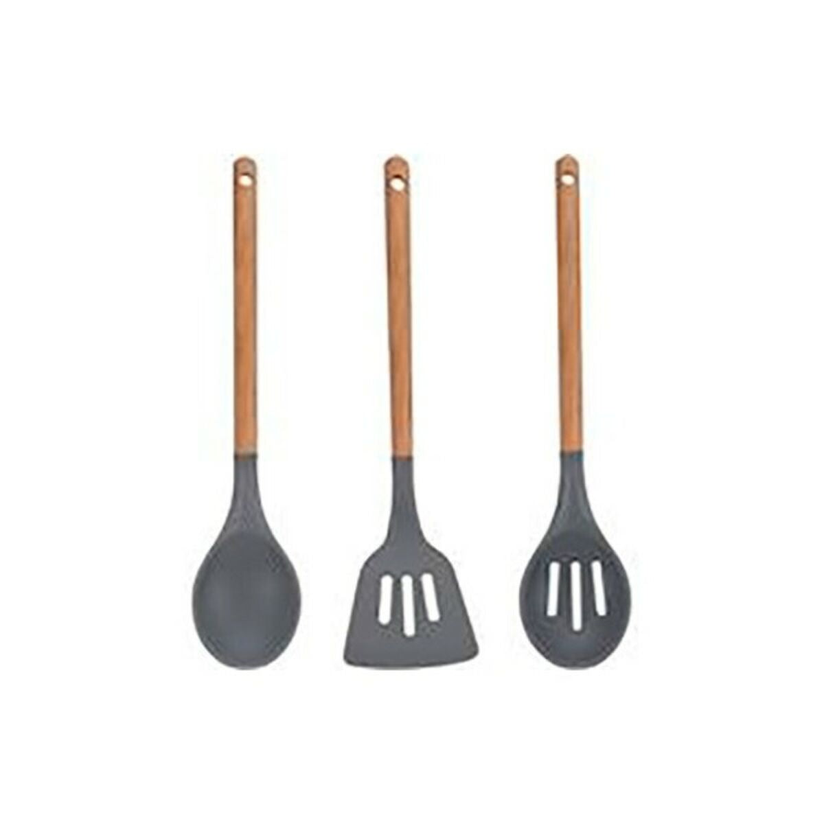 Set of Kitchen Utensils Bergner Greener Brown Wood (3 pcs)