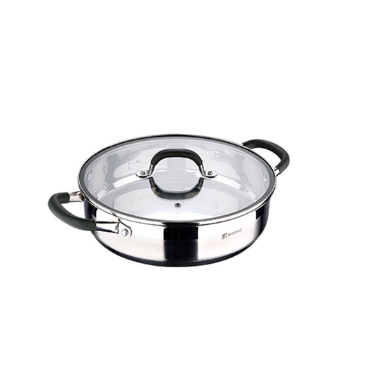 Casserole Bergner MIDNIGHT Ø 28 cm Stainless steel Aluminium