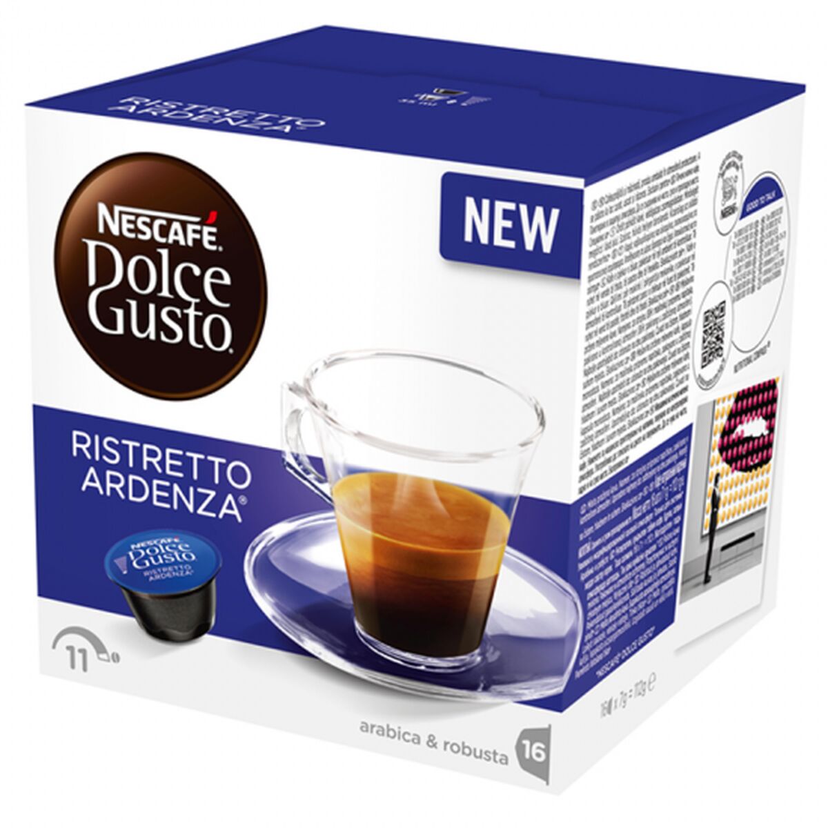 Coffee Capsules Dolce Gusto Dolce Gusto Ristretto Ardenza (16 uds)