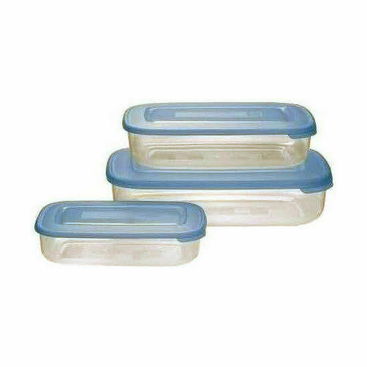 Lunch box Tontarelli Family Blue Rectangular 29,6 x 19,8 x 7,7 cm (20 Units)