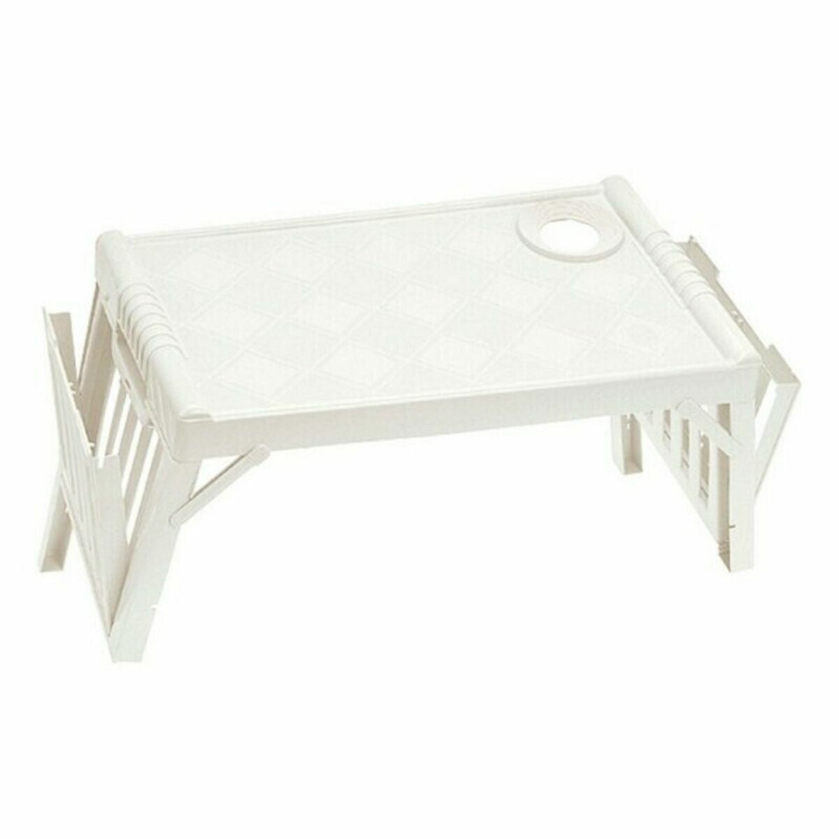 Folding Tray for Bed Tontarelli Life Beige 52 x 32 x 25 cm (12 Units)