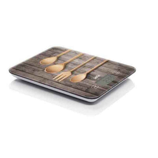 Digital Kitchen Scale LAICA KS5010 Spoons Brown 10 kg (18,5 x 22,7 x 1,7 cm)