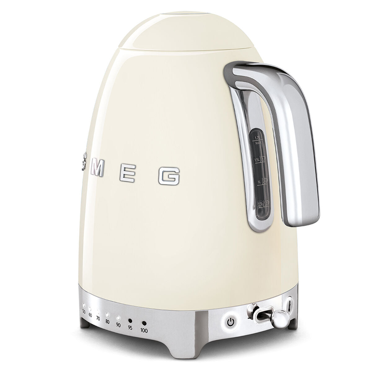 Kettle Smeg KLF04CREU 2400 W 1,7 L Cream Stainless steel Plastic