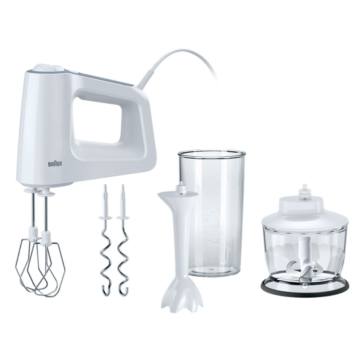 Blender/pastry Mixer Braun HM 3135 WH 500 ml 500W White White/Grey 500 W