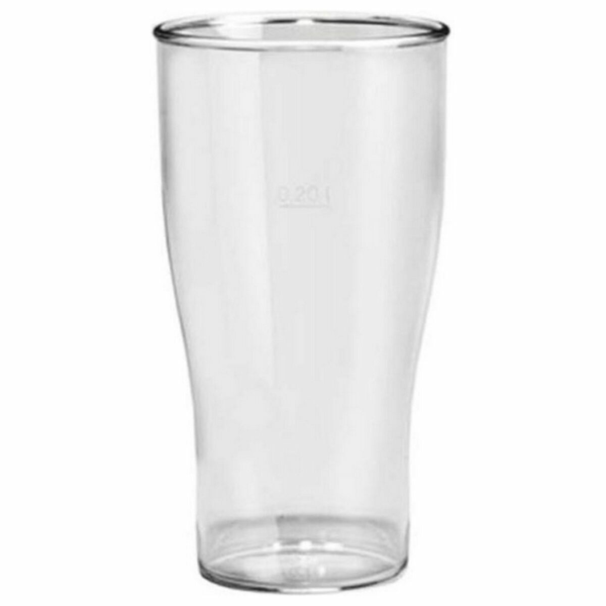 Set of glasses Viejo Valle Plastic Beer 200 ml 5 Pieces (20 Units)