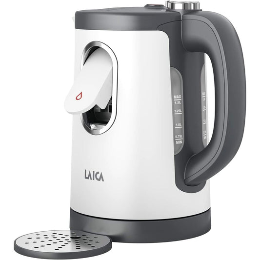 Kettle LAICA Dual Flo White White/Black 1,5 L