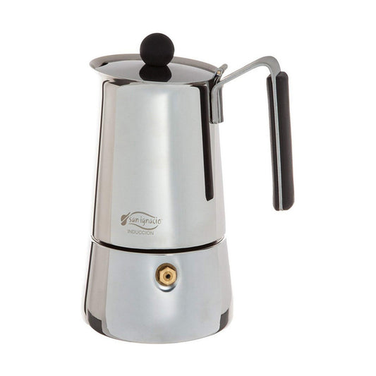 Italian Coffee Pot San Ignacio Milán SG1745 Silver Stainless steel