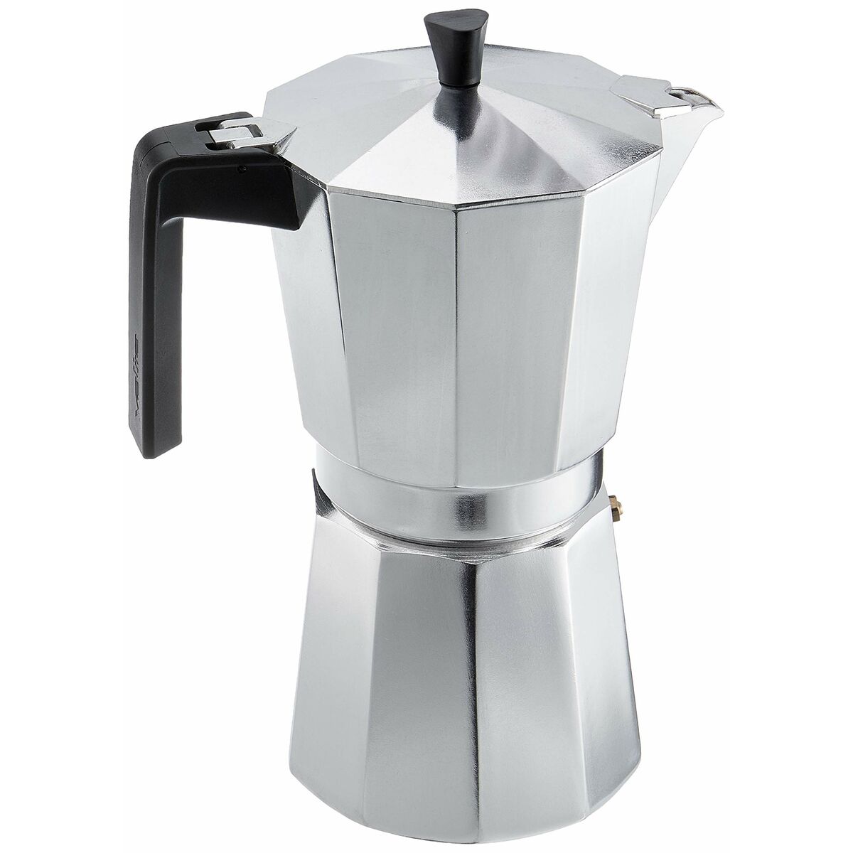 Italian Coffee Pot Valira VITRO 12T Silver Aluminium (12 Cups)