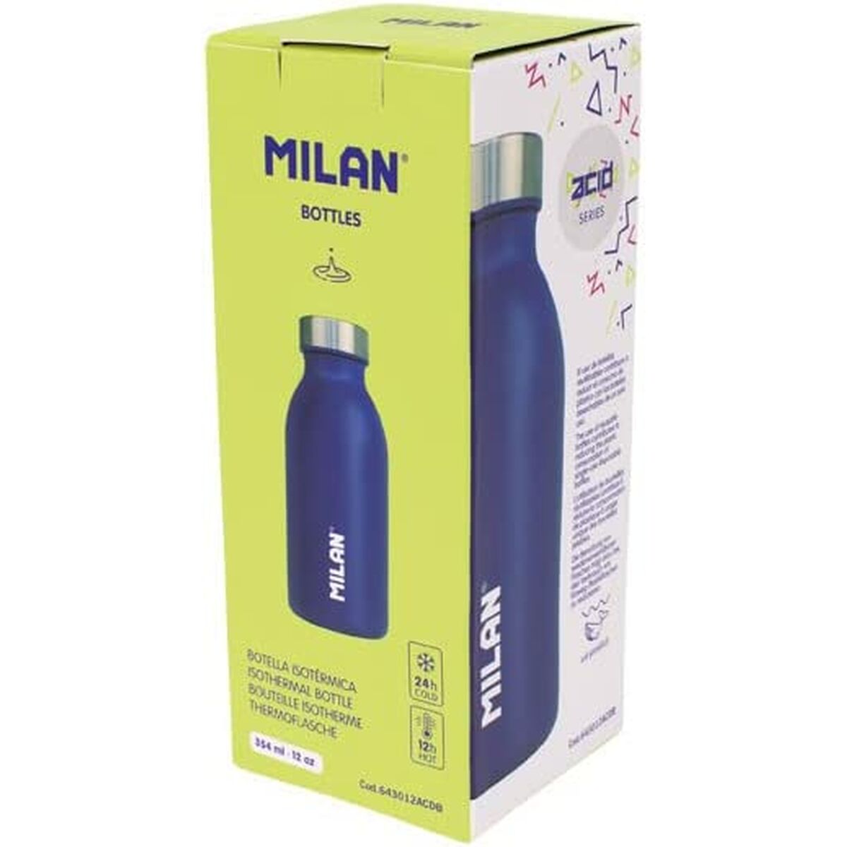 Thermal Bottle Milan Acid Blue Stainless steel (354 ml)