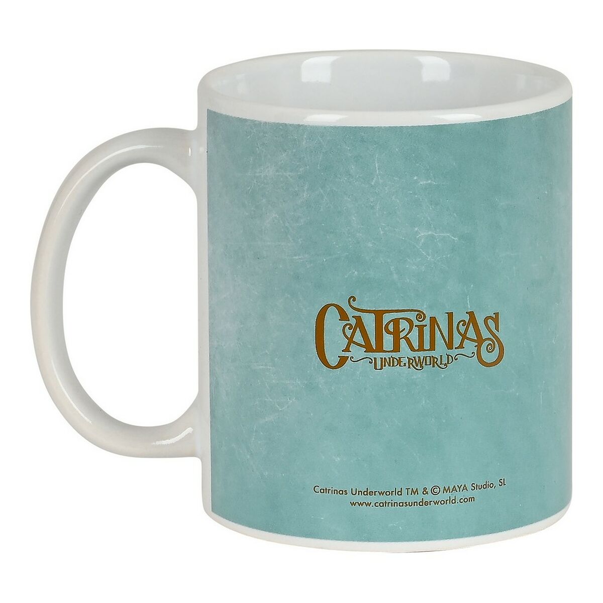 Mug Catrinas Claire, noelia y lila Ceramic Blue (350 ml)