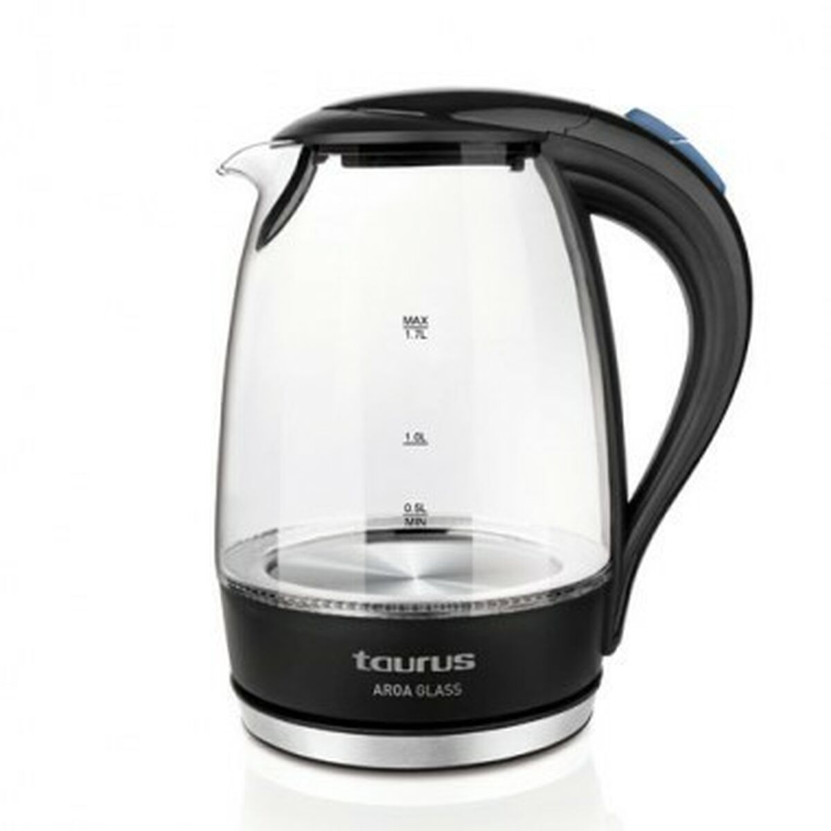 Kettle Taurus AROA GLASS Black 2200 W 1,7 L