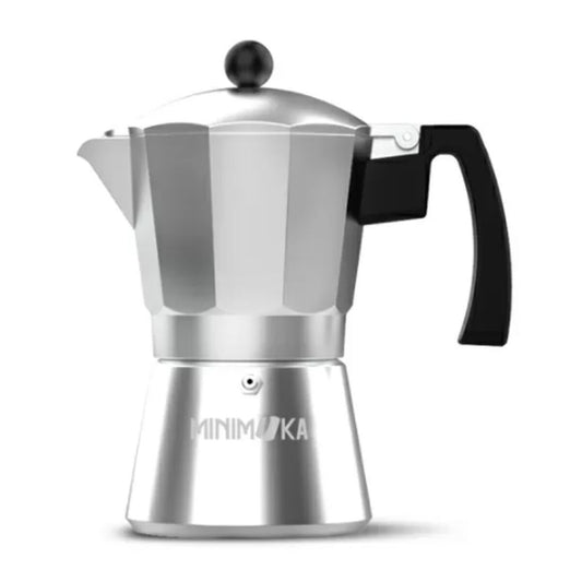 Italian Coffee Pot Taurus KCP9006 6T MINI MOKA Silver Aluminium (6 Cups)