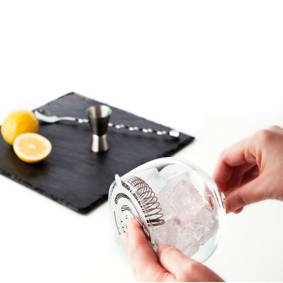 Strainer Quid Mi Bar Stainless steel (19 x 10 x 2 cm)