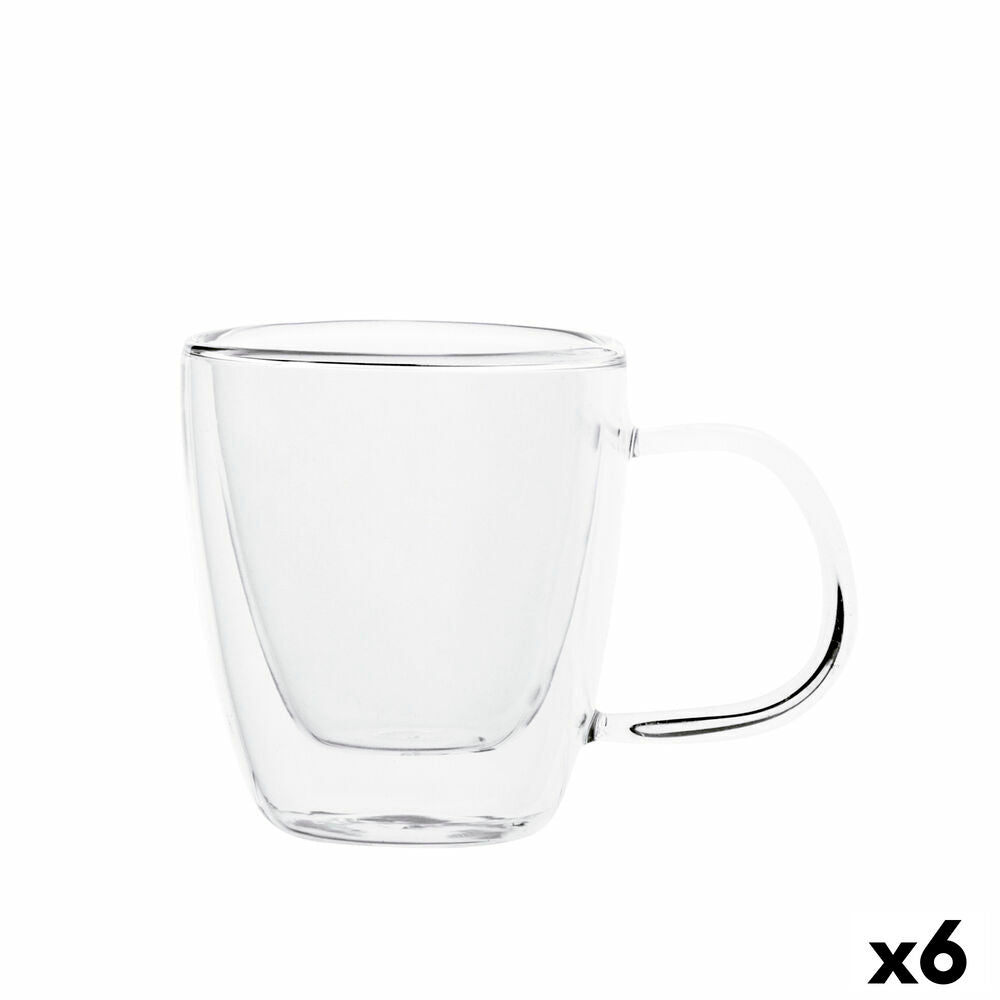 Cup Quid Serenia 100 ml Transparent Glass 6 Units